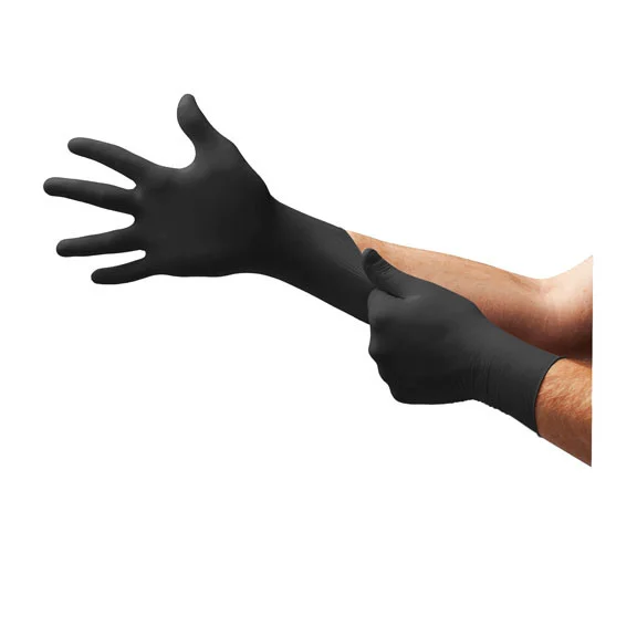 Black Dragon? Powder-Free Latex Examination Gloves, Black, Medium