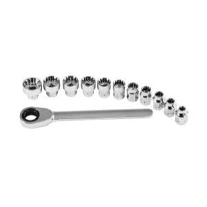 Mountain 12 Piece 1/4 Inch Drive Multi Plus Close Quarter Socket Set (DISCONTINUED)