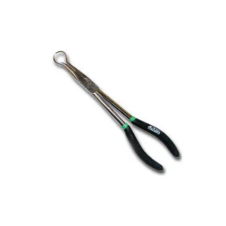 11 in Long Reach Heavy Duty Slip Joint Long Nose Pliers-1
