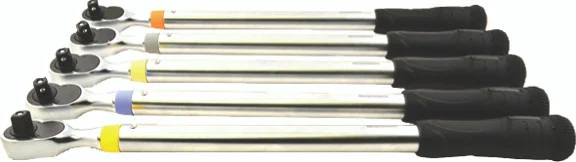 5Pc 1/2" Dr. Preset Torque Wrench Set