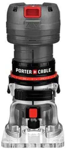 PORTER-CABLE PCE6430 4.5-Amp Single Speed 1/4-Inch Laminate Trimmer, Router