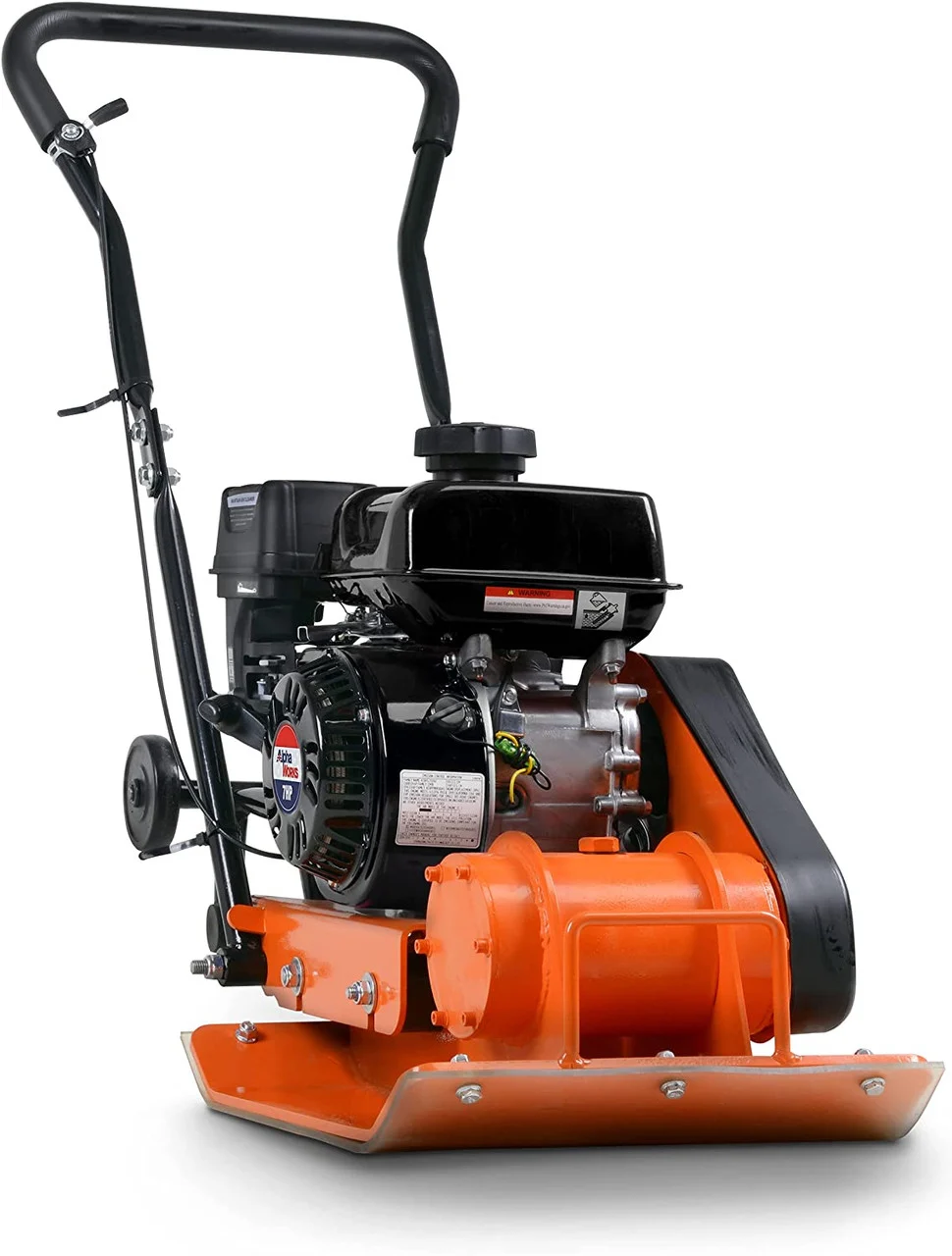 Plate Compactor Rammer 7 HP Gas Engine 4200-Pounds of Compaction Force 20 ? 15 Inch Plate for Paving Landscapes, Sidewalks, Patios EPA/CARB Compliant (100-4200)
