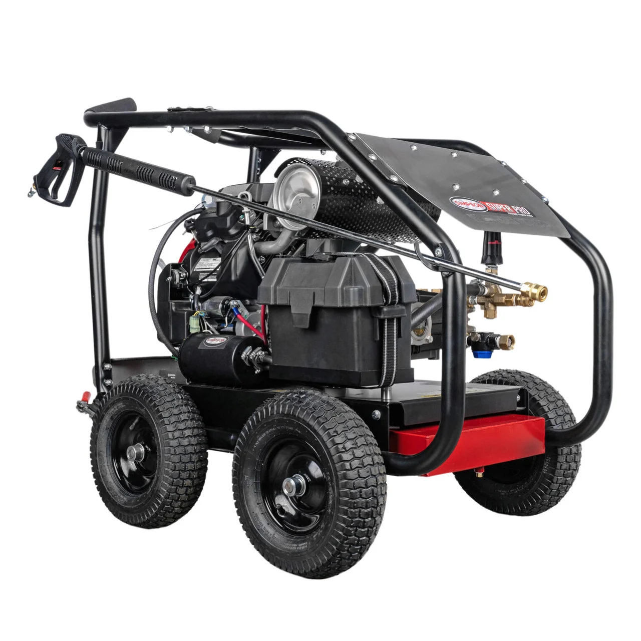 SIMPSON SuperPro Roll-Cage SW3080HUGL Gas Pressure Washer 3000 PSI at 8.0 GPM