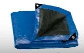 Truper Reinforces Tarps, 10 Mil Thickness,16 Mil Thickness , Heavy Duty Blue Tar