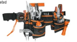 Truper Polyester Tool Belts, 20 Pocket, nylon tool pouch #15314