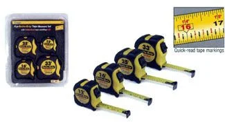 4-pack Tape Measure Assortment