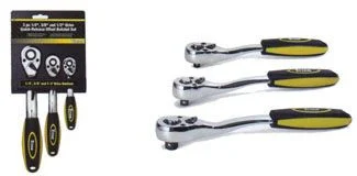 3 pc Quick Release Offset Ratchet Set