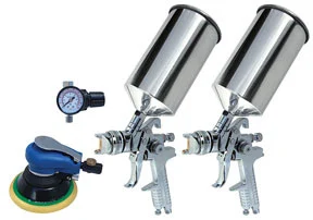 4 pc. HVLP Double Set-Up Spray Gun Kit TTN-19223