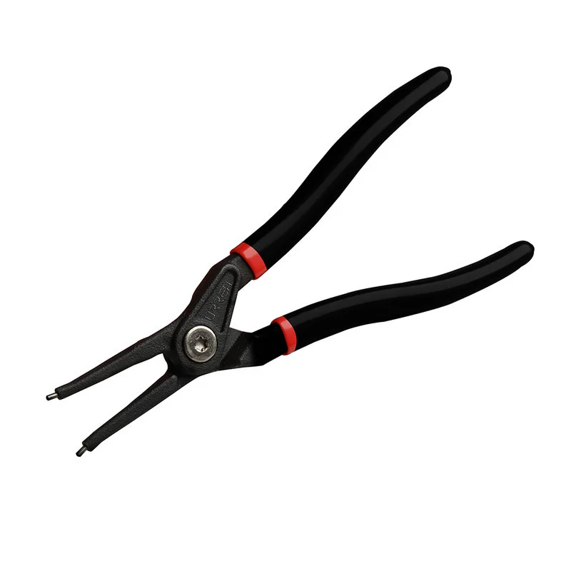 7 Inch Vinyl Grip Forged Heavy-duty Fixed Retaining Ring Pliers 366G