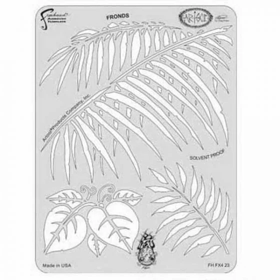 ANEST IWATA Artool? FH-FX4-23 FX4 Series Fronds Freehand Airbrush Template, 10 i