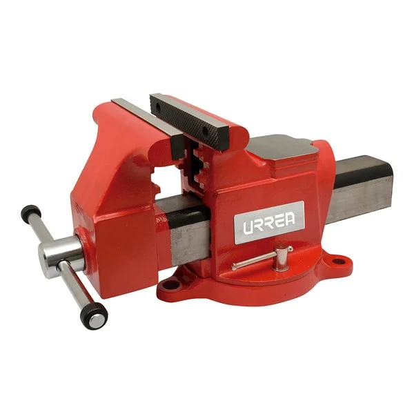 URREA 5 inch Industrial-Grade Workbench Vises With Pipe Jaw