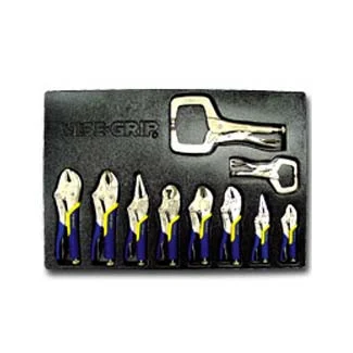 10-Piece Locking Pliers Set with Soft Grip Handles