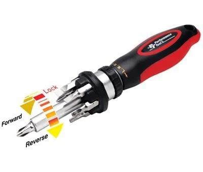 Hi-Torque Ratcheting Screwdriver with Bits
