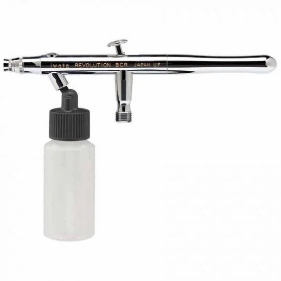 ANEST IWATA 4240 Revolution HP-BCR Series Dual Action Siphon Feed Airbrush, 5.87