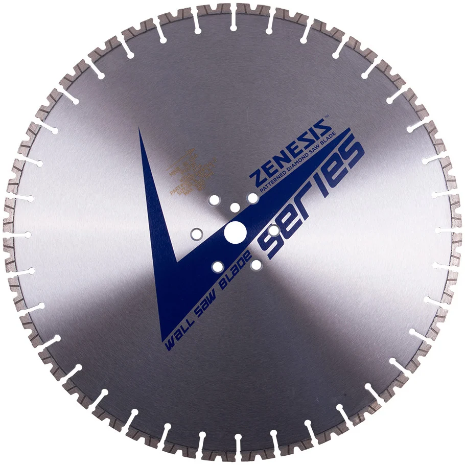 ZENESIS V SERIES 30" X .155" X 1" wall saw Diamond Blade for Hard and Reinforced Concrete