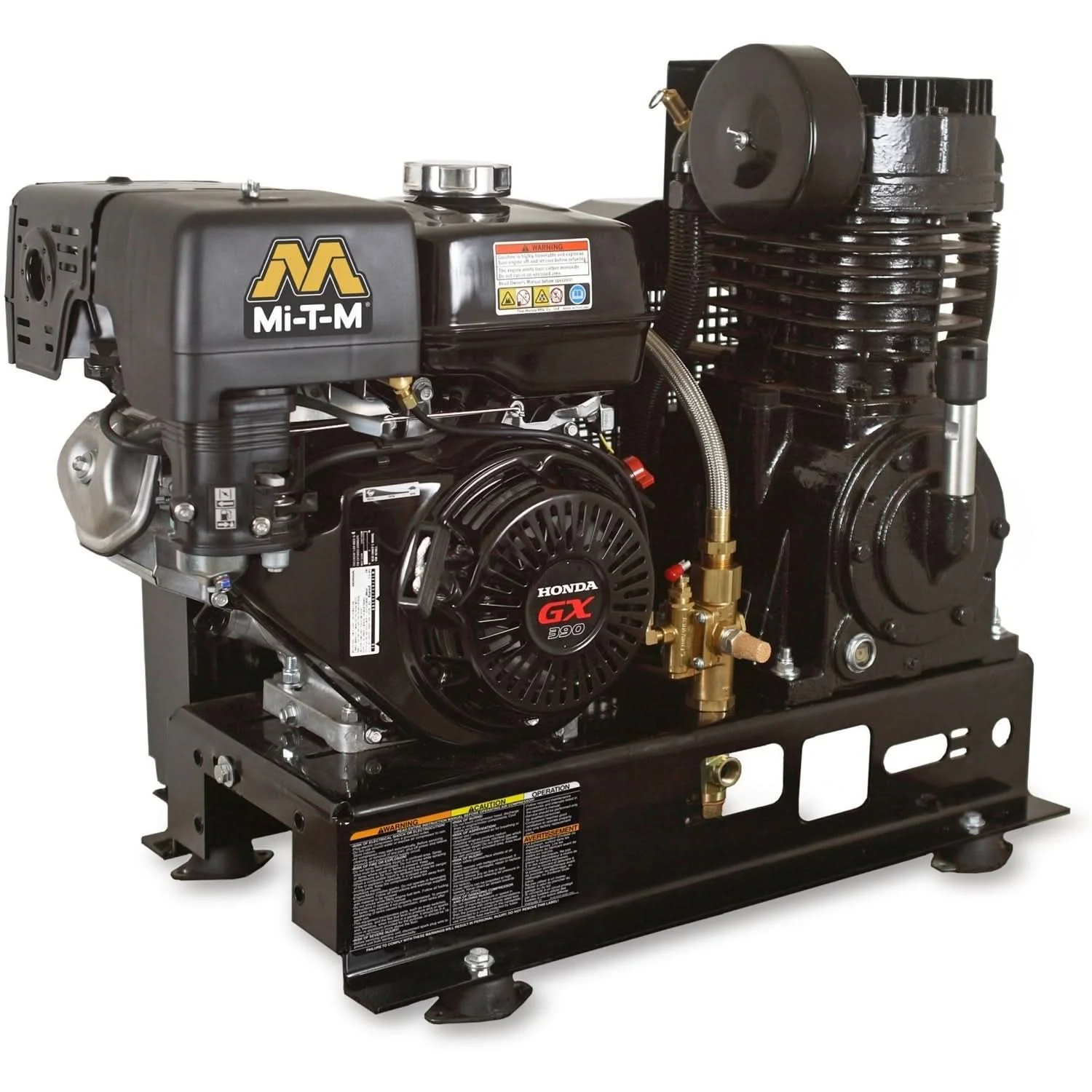 Mi-T-M ABS-13H-B Base Mount Two Stage Gasoline Air Compressor