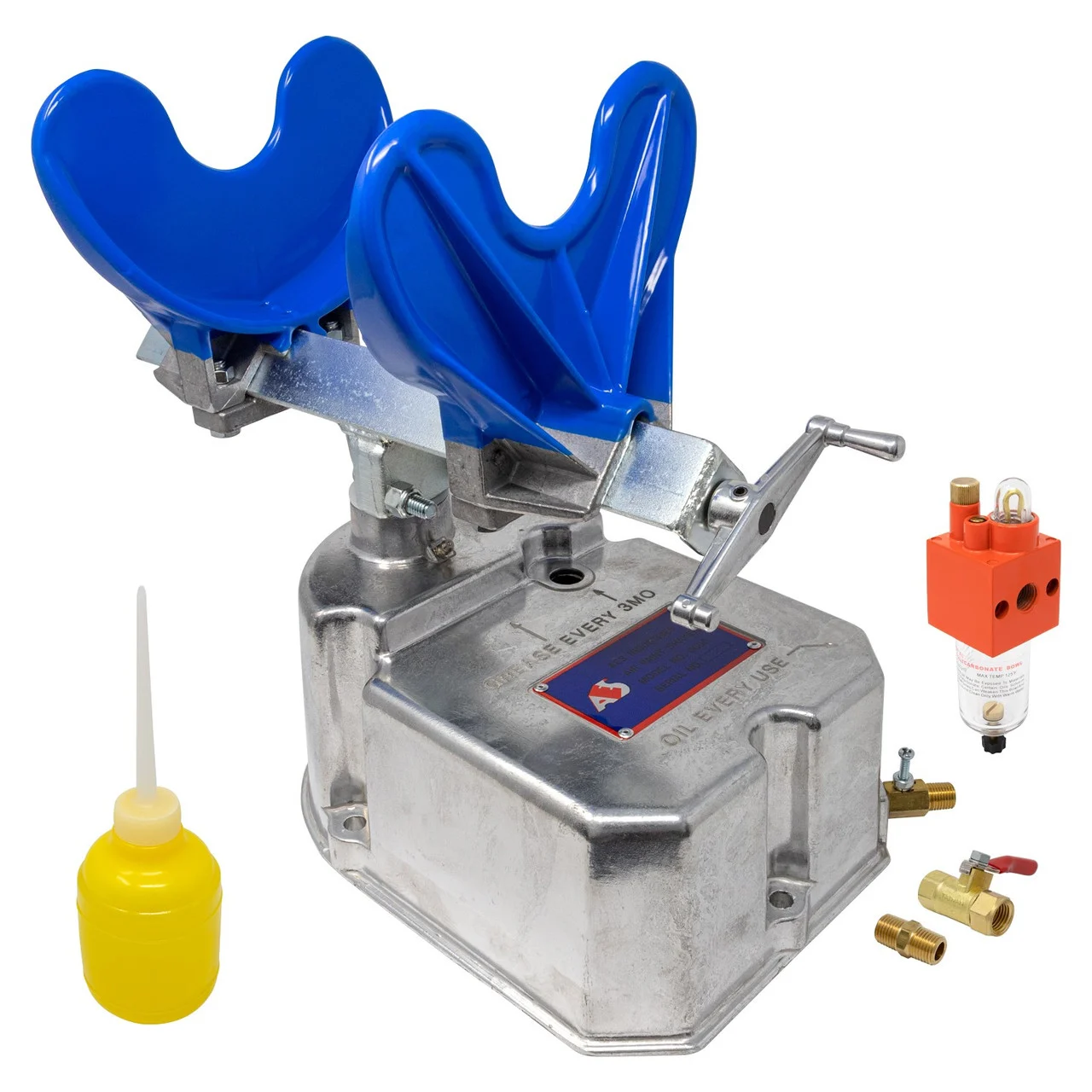 Air Operated Paint Shaker with Oiler