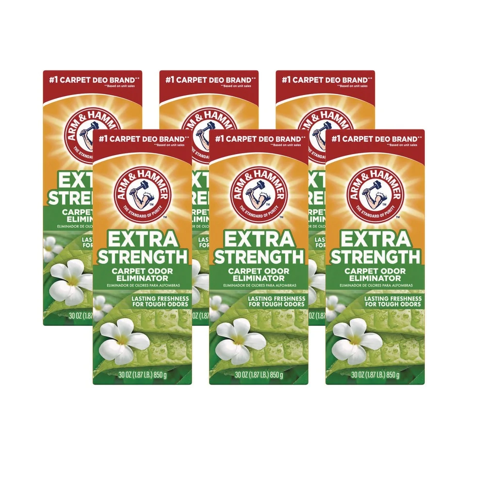 Arm & Hammer 30 oz. Box Deodorizing Carpet Cleaning Powder - Fresh (6/Carton)