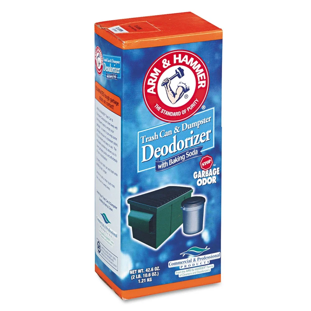 Arm & Hammer 42.6 oz. Powder Sprinkle Top Trash Can and Dumpster Powder Deodorizer - Original