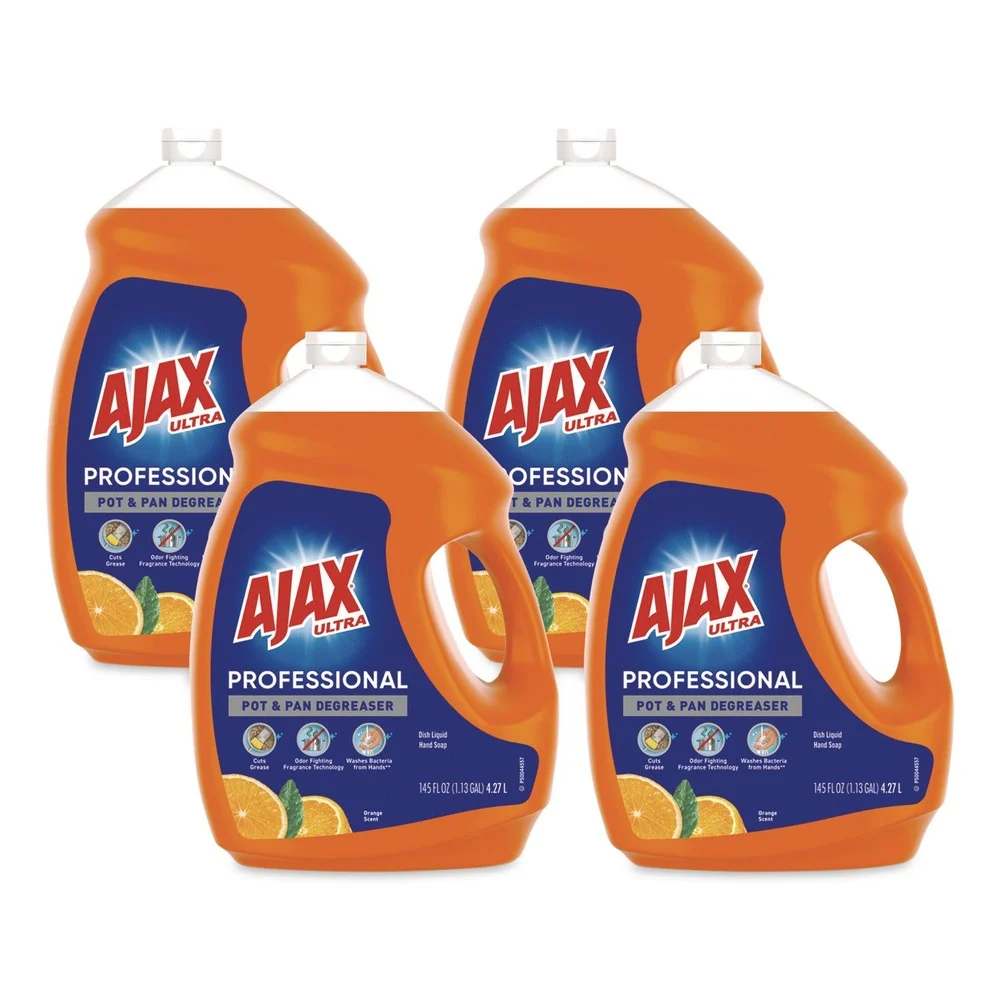 Ajax 61034313 145 oz Dish Detergent - Orange Scent (4/Carton)