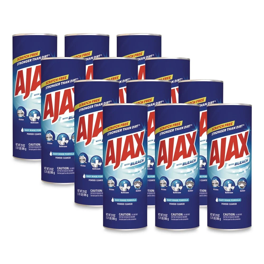 Ajax 21 oz Powder Cleanser with Bleach - Fresh Scent (12/Carton)