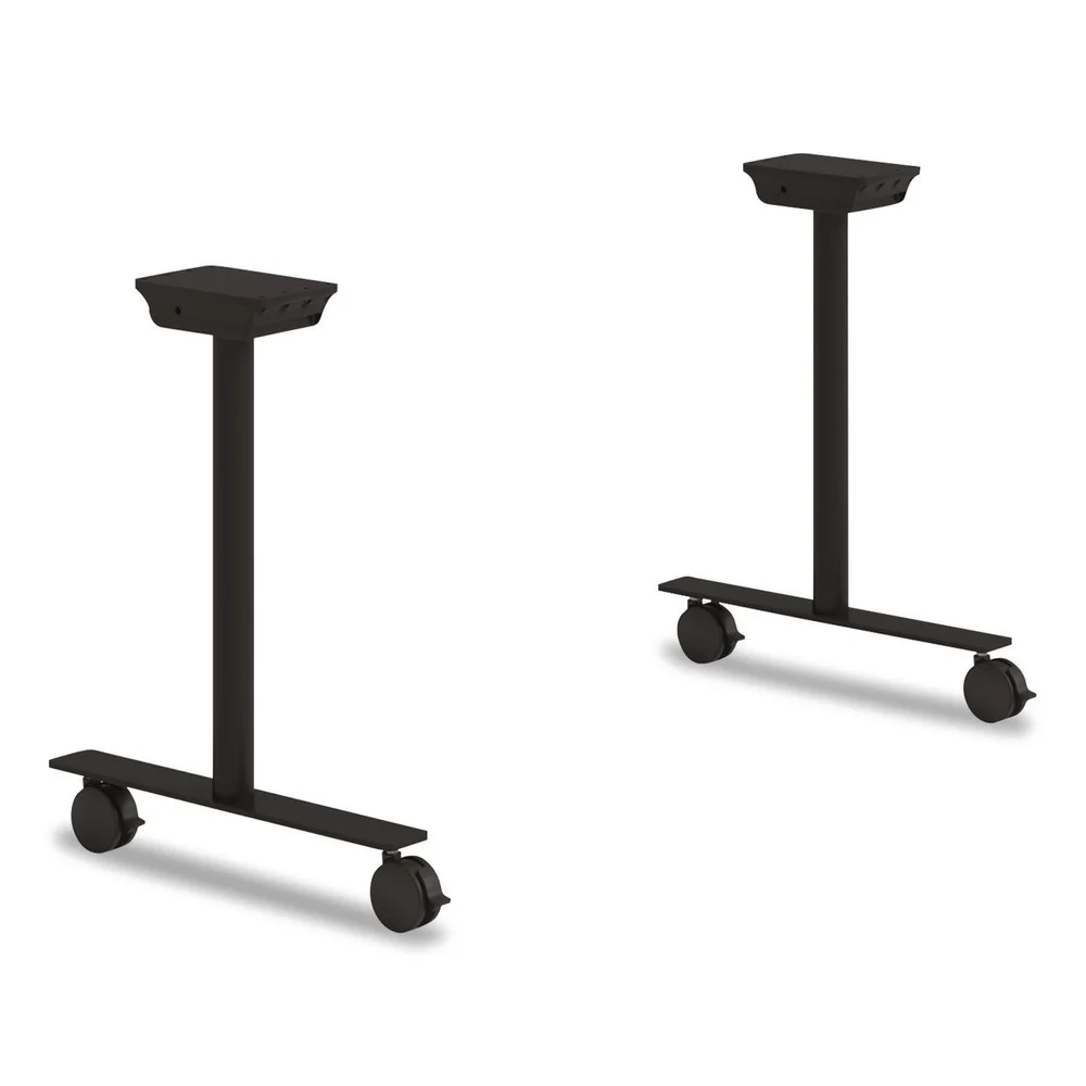 Alera AENNNK-MPTF22 23 in. x 3 in. x 28 in. Seville Training Table Base - Black
