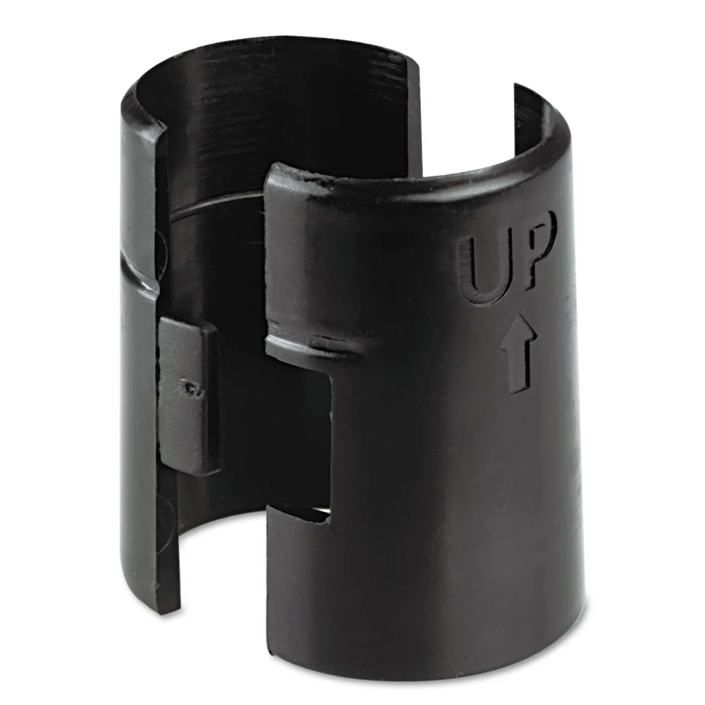 Alera ALESW59SLBL 4-Piece/Pack Plastic Wire Shelving Shelf Lock Clips - Black