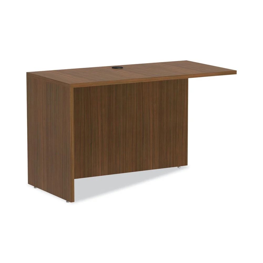 Alera Valencia Series 47-1/4 in. x 23-5/8 in. x 29-1/2 in. Reversible Return/Bridge Shell - Modern Walnut