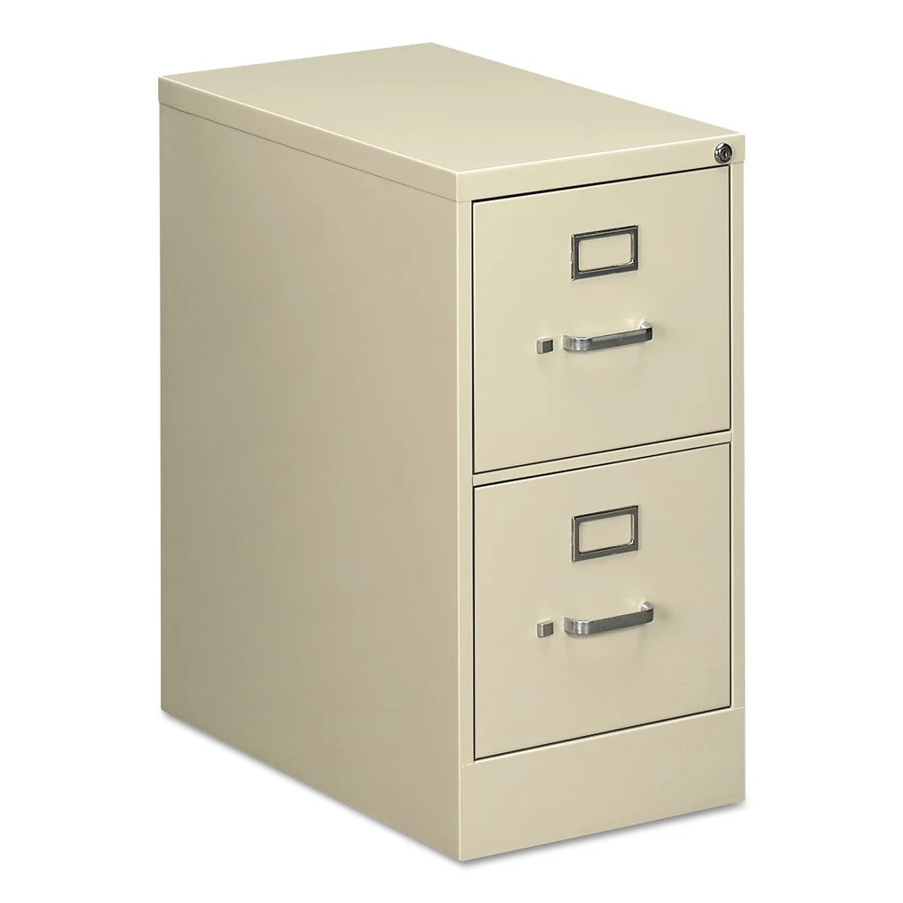 Alera 25470 15 in. x 25 in. x 28.38 in. Letter-Size 2-Drawer Economy Vertical File - Putty