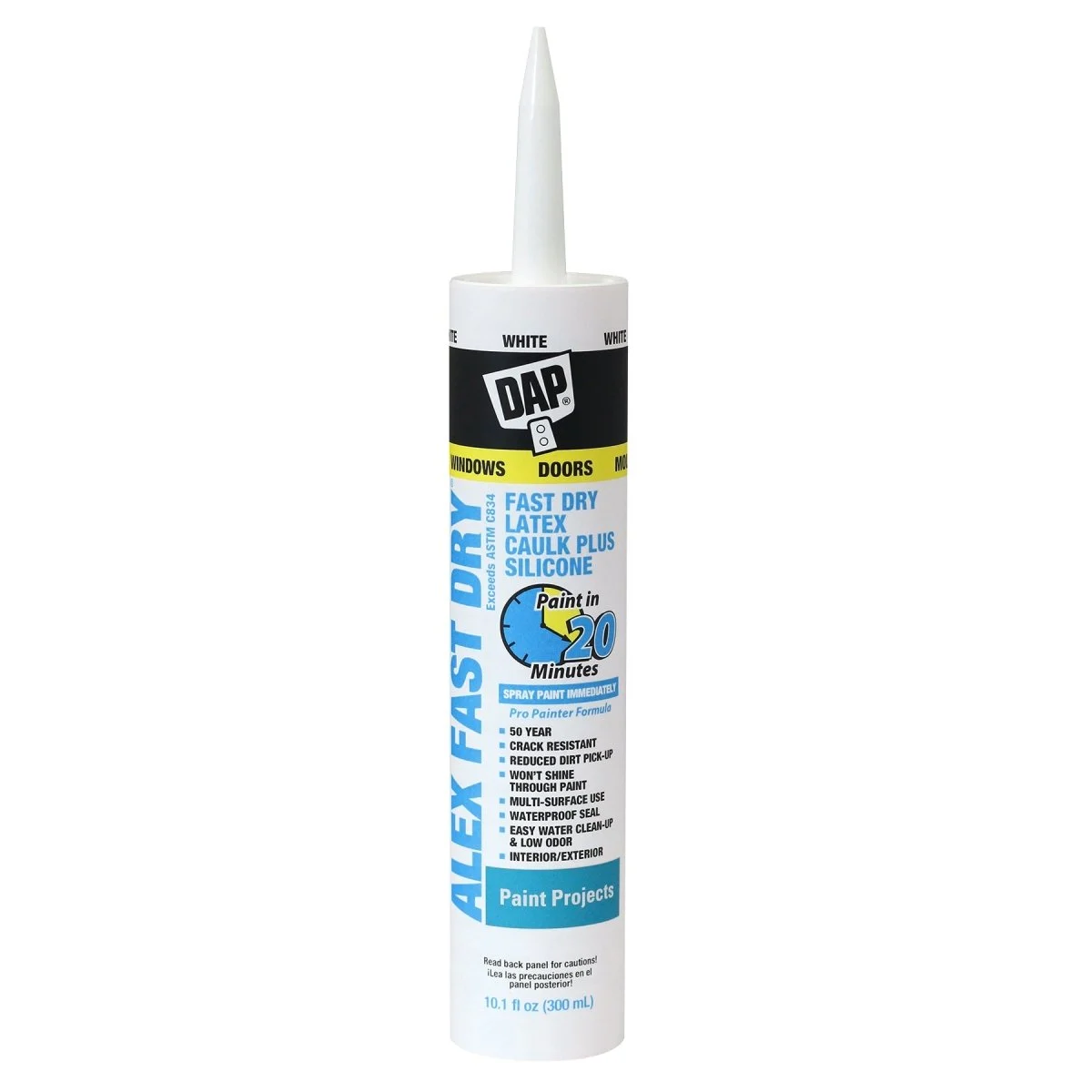 ALEX FAST DRY® Acrylic Latex Caulk Plus Silicone (12 Count)