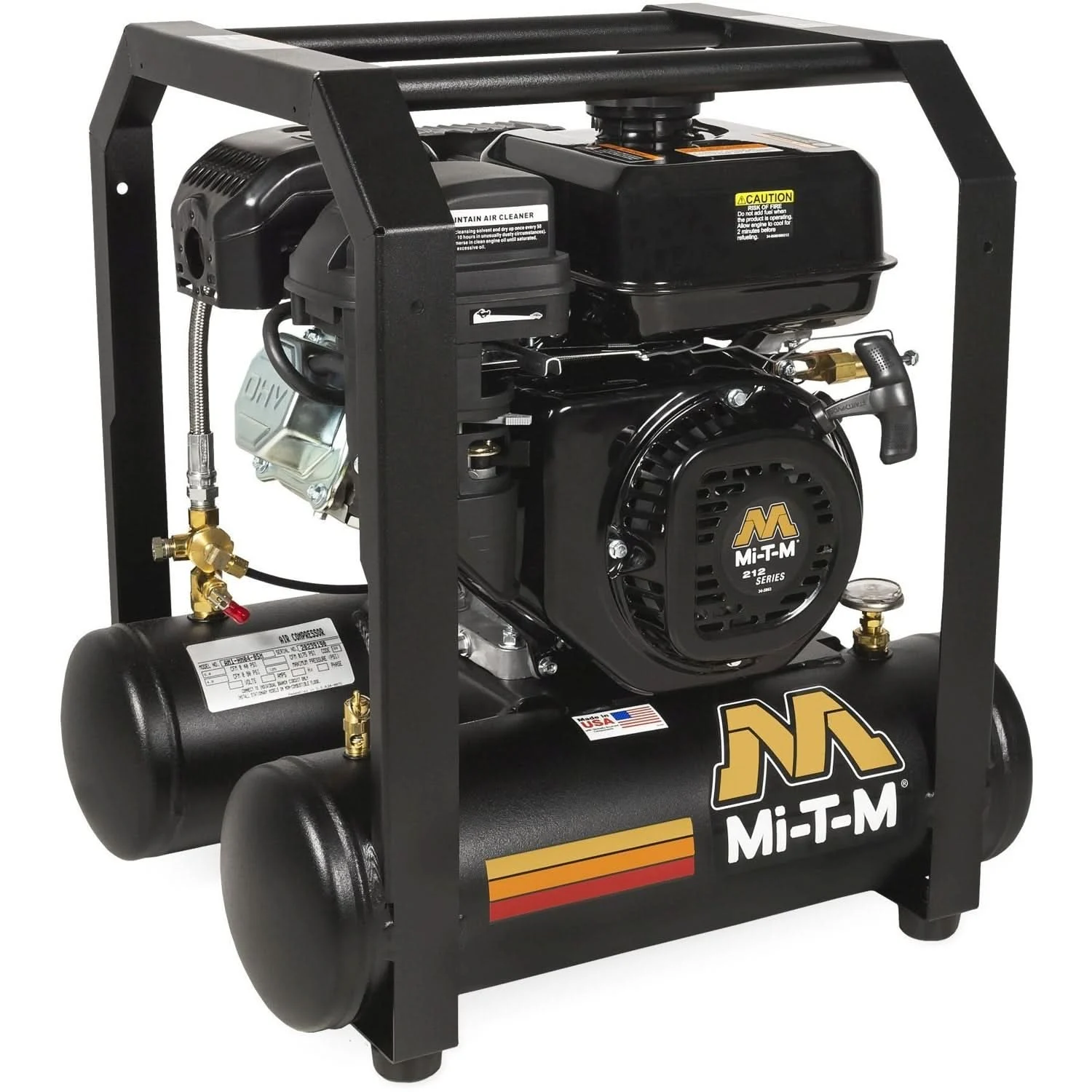 Mi-T-M AM1-HM04-05M 5-Gallon Single Stage Gasoline Air Compressor