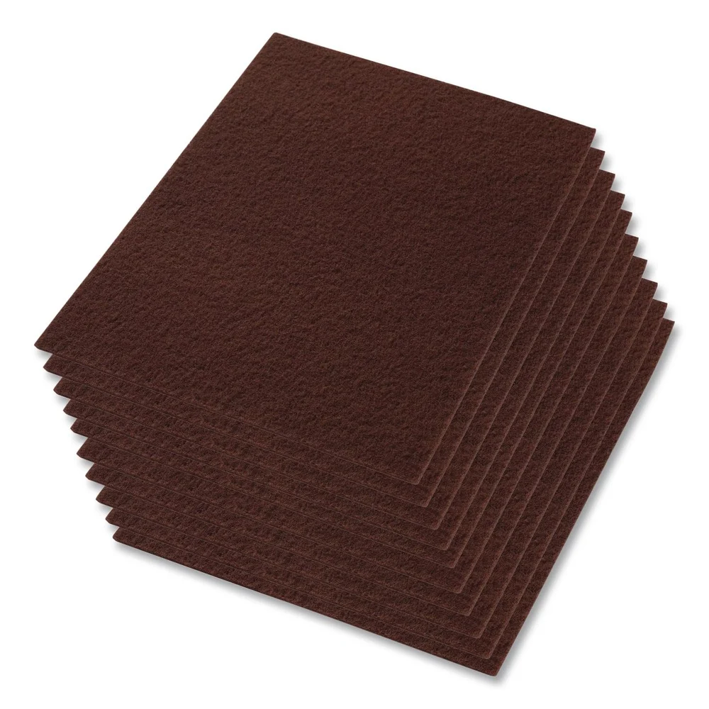 Americo 28 in. x 14 in. EcoPrep EPP Specialty Pads - Maroon (10/Carton)