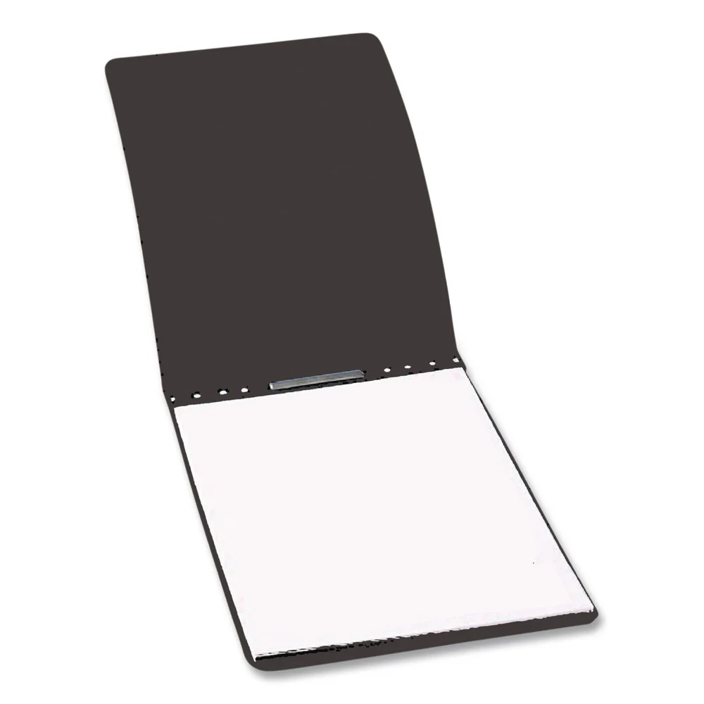 ACCO 8.5 in. x 11 in. 2 in. Capacity Two-Piece Prong Fastener Pressboard Report Cover - Black