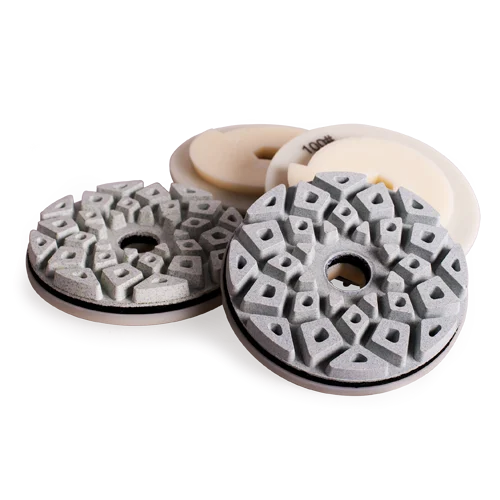 In-Line Snail lock Polishing Pads - ASFM
