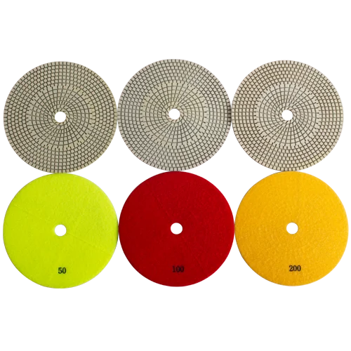 Premium White Resin Matrix Polishing Pads - ASHSR