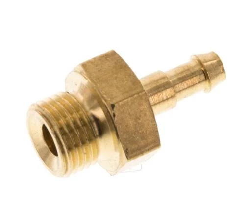 3 mm & G1/8'' Brass Hose Barb Male [5 Pieces]