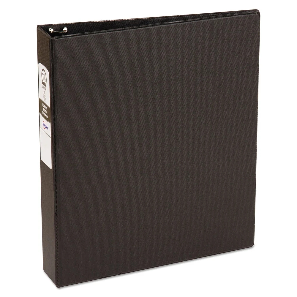 Avery Economy 1.5 in. Capacity 11 in. x 8.5 in. 3-Ring Non-View Binder - Black