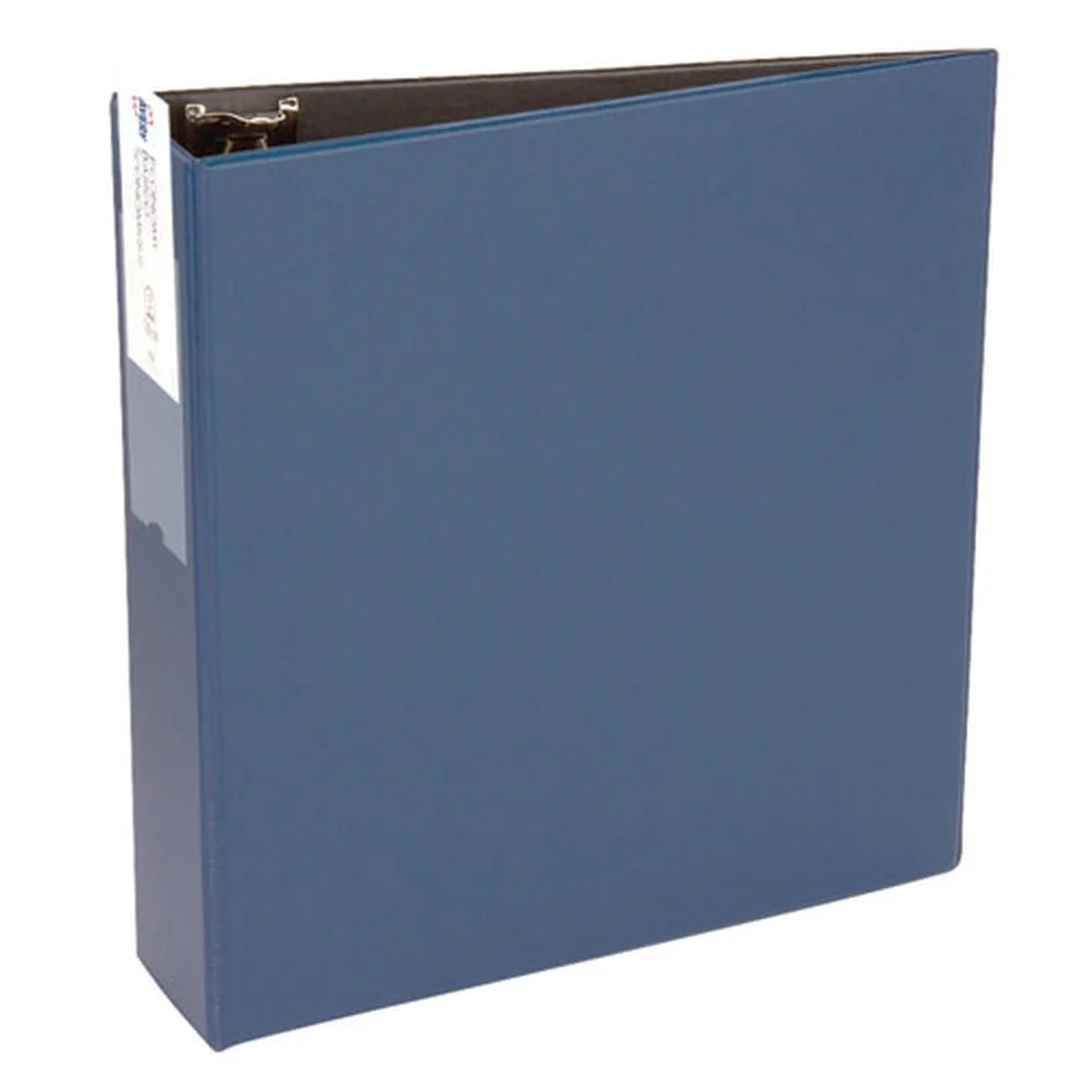 Avery Economy 3 in. Capacity 11 in. x 8.5 in. 3-Ring Non-View Binder - Blue