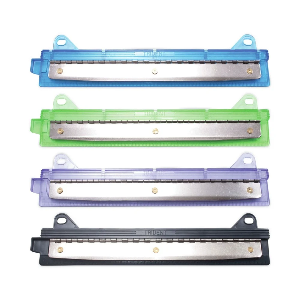 McGill 1/4 in. Holes 3-Hole 6-Sheet Trident Binder Punch - Assorted Colors