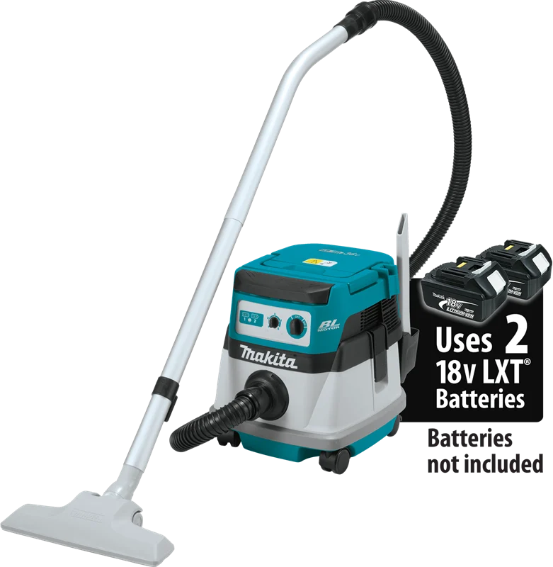 36V (18V X2) LXT? Brushless 2.1 Gallon Wet/Dry Dust Extractor/Vacuum, Tool Only, Anti-static hose, XCV06Z