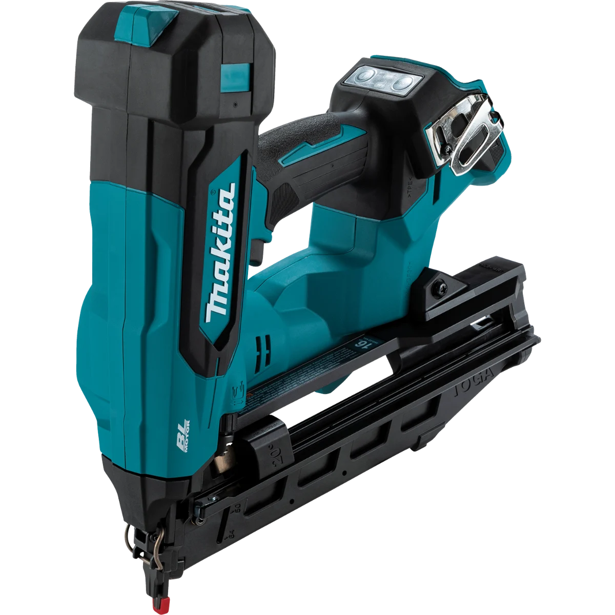 Makita XNB06Z 18V LXT Brushless Cordless 2-1/2-in. Angled 16-Gauge Finish Nailer, Tool Only