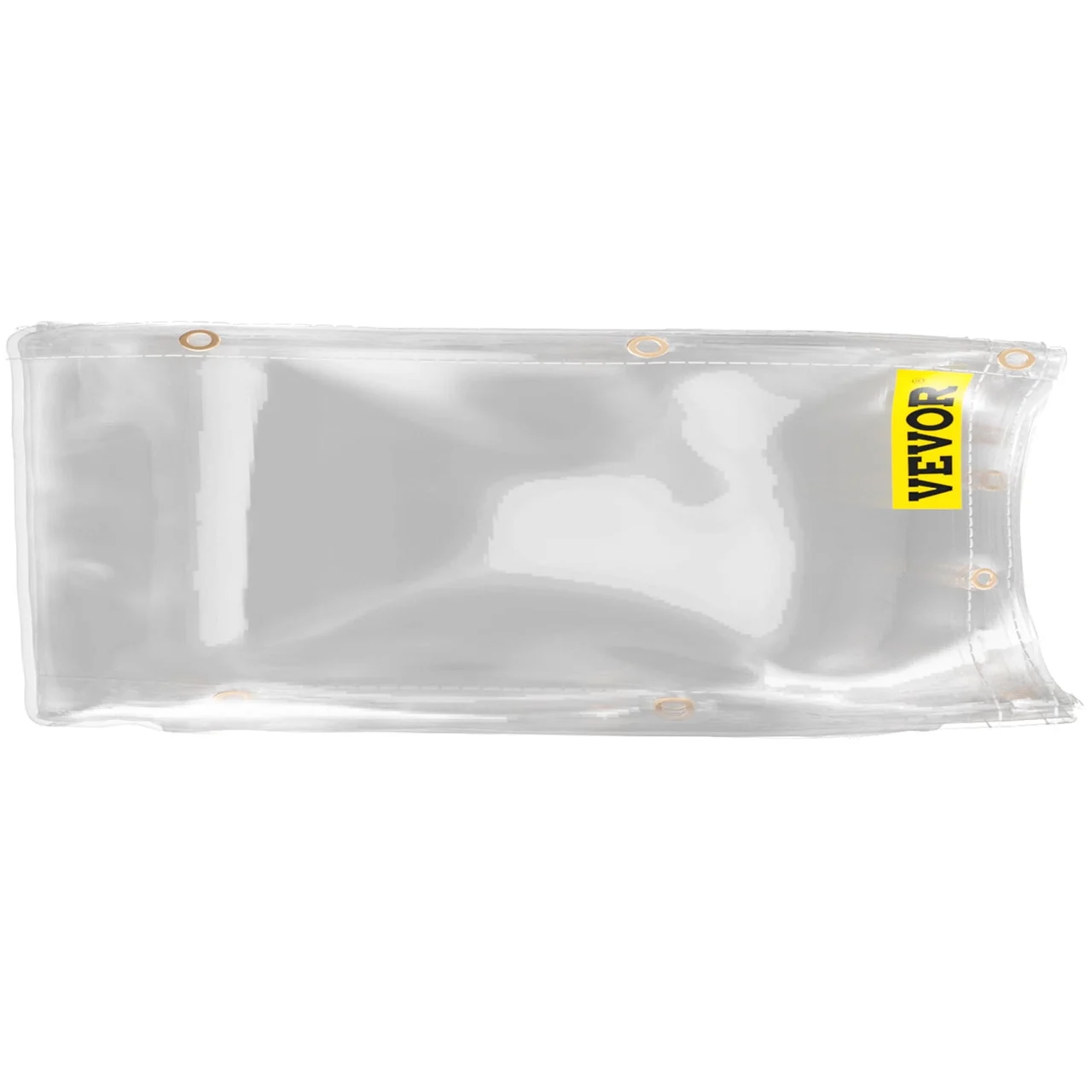 Clear Vinyl Tarp, 8 x 10 ft 20 Mil Thick, Heavy-Duty Waterproof Patio Enclosure, Tear and Weather Proof Transparent PVC Tarpaulin, with Brass Grommets and Reinforced Edges for Outdoor Cover