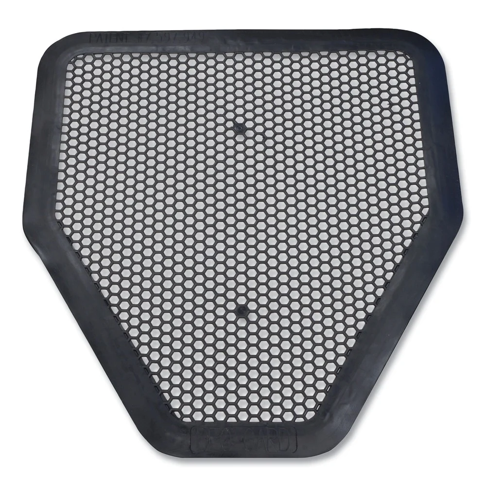 Big D Industries 17.5 in. x 20.5 in. Deo-Gard Disposable Urinal Mat - Mountain Air, Charcoal (6/Carton)