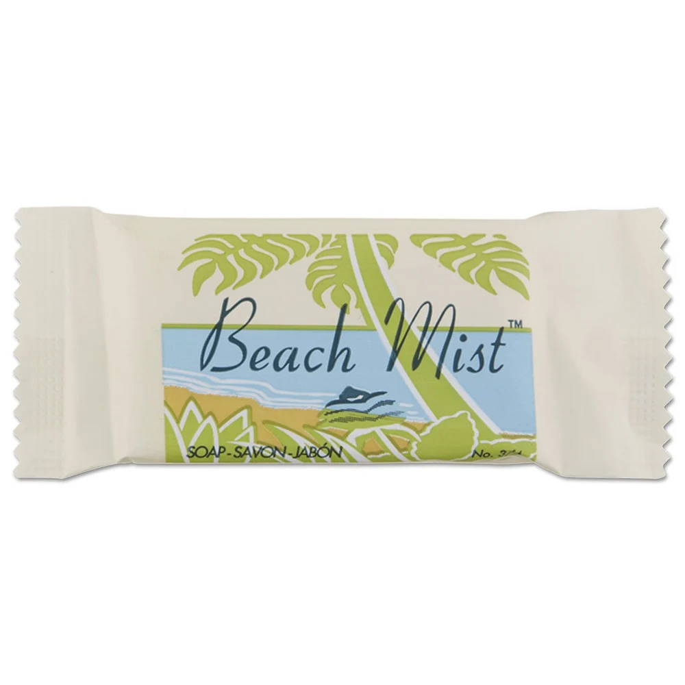Beach Mist 3/4 lbs. Face and Body Bar Soap - Beach Mist (1000/Carton)