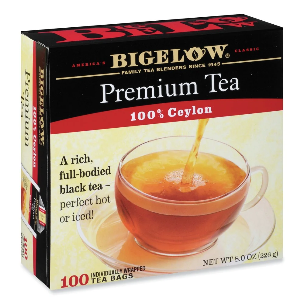 Bigelow RCB00351 Single Flavor Tea - Premium Ceylon (100 Bags/Box)