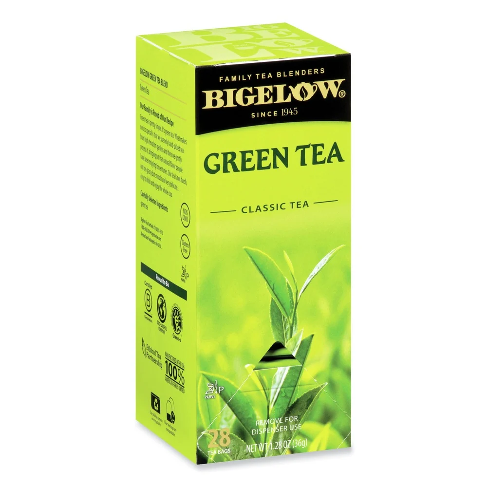 Bigelow RCB00388 Single Flavor Tea - Green (28 Bags/Box)