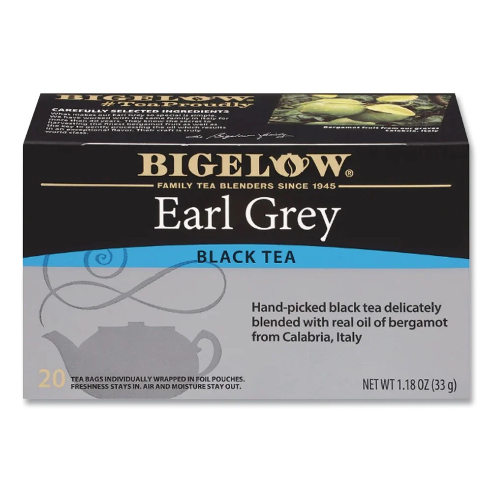 Bigelow RCB003481 Tea Bags - Earl Grey Black Tea (28/Box)