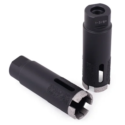 Diamond Vantage 1-3/8 x 5/8-11 inch Supreme Segmented Stone Core Bit w-SP Alt Seg (Black)