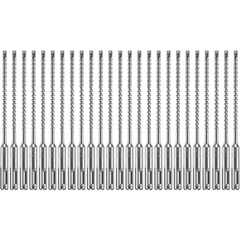 Bosch HCFC2011B25 25-Piece 3/16 In. x 4 In. x 6-1/2 In. SDS-plus Bulldog Xtreme Carbide Rotary Hammer Drill Bits