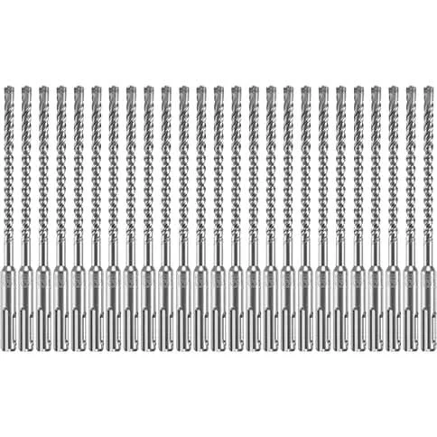 Bosch HCFC2041B25 25-Piece 1/4 In. x 4 In. x 6 In. SDS-plus Bulldog Xtreme Carbide Rotary Hammer Drill Bits
